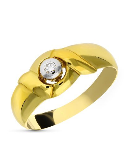 18K SORTIJA ORO BICOLOR...