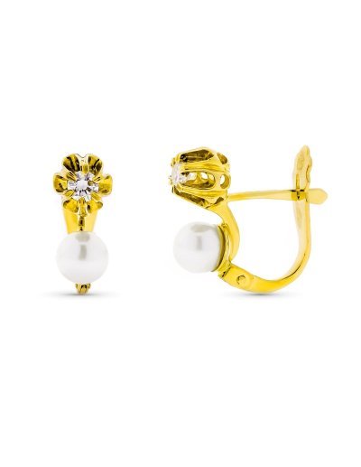 18K PENDIENTES ORO AMARILLO...