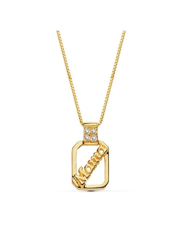18K GARGANTILLA ORO AMARILLO MAMA...