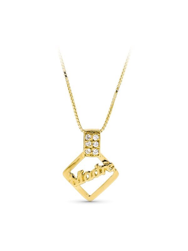 18K GARGANTILLA ORO AMARILLO MADRE...