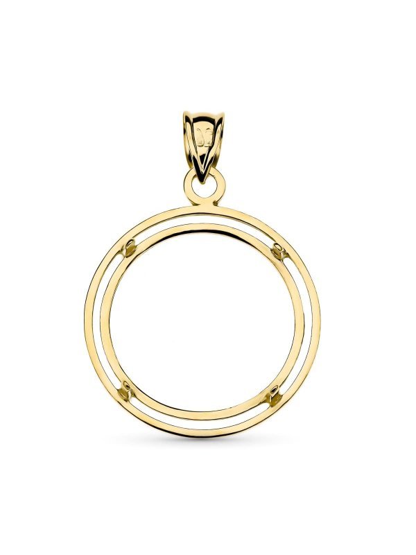 18K COLGANTE ORO AMARILLO MONEDA...