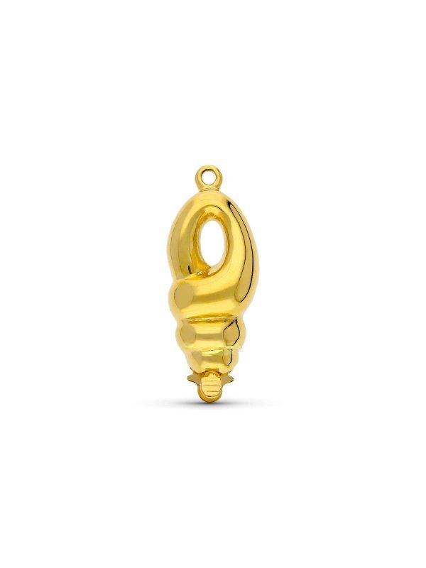 18K FORNITURA BROCHE DE COLLAR ORO...
