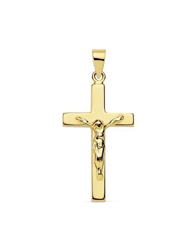 18K CRUZ CRISTO. 23X12 MM