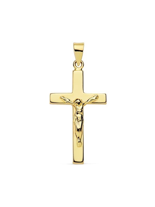 18K CRUZ CRISTO. 23X12 MM
