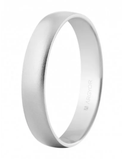 Alianza de boda oro blanco...