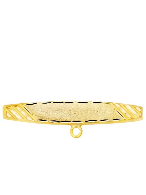 18K ALFILER ORO AMARILLO TALLADO 30X5 MM