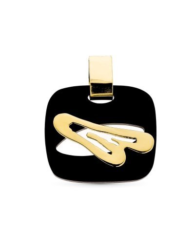18K COLGANTE ORO AMARILLO Y...