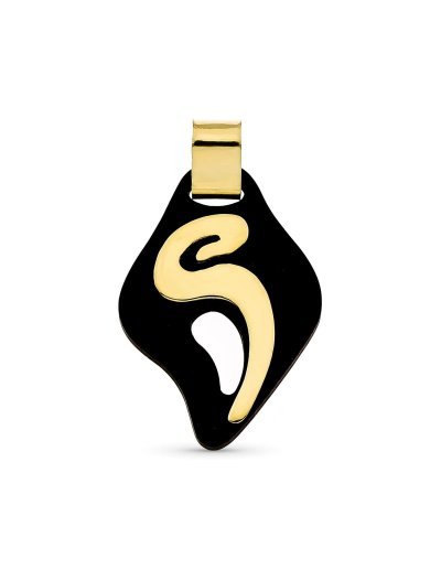 18K COLGANTE ORO AMARILLO Y...
