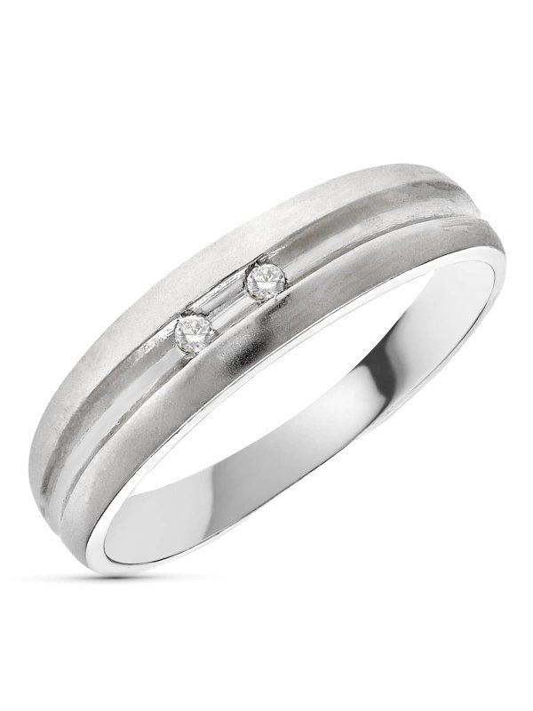 18K SORTIJA ORO BLANCO BRILLANTES...