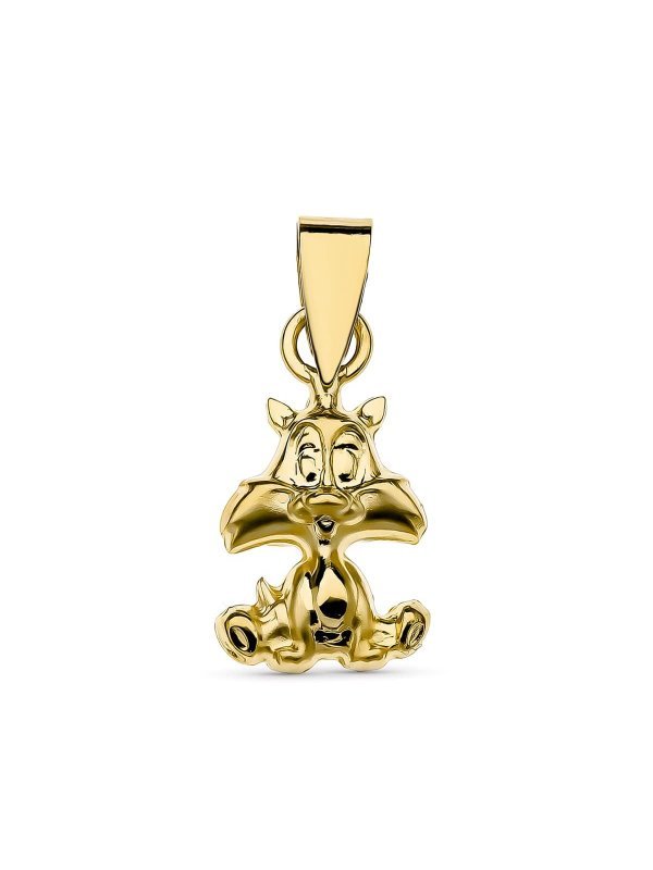 18K COLGANTE ORO AMARILLO SILVESTRE...