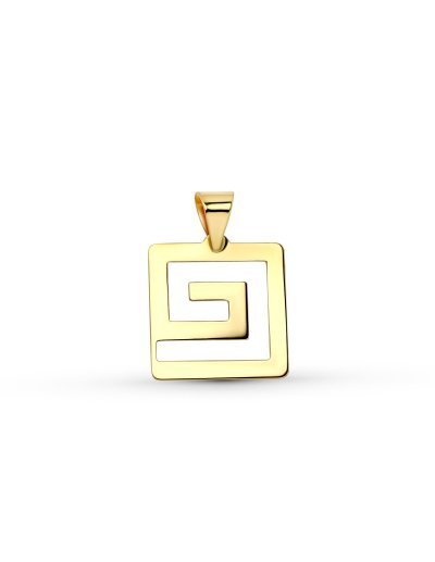 18K COLGANTE CUADRADO...