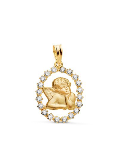18K COLGANTE ANGELITO...
