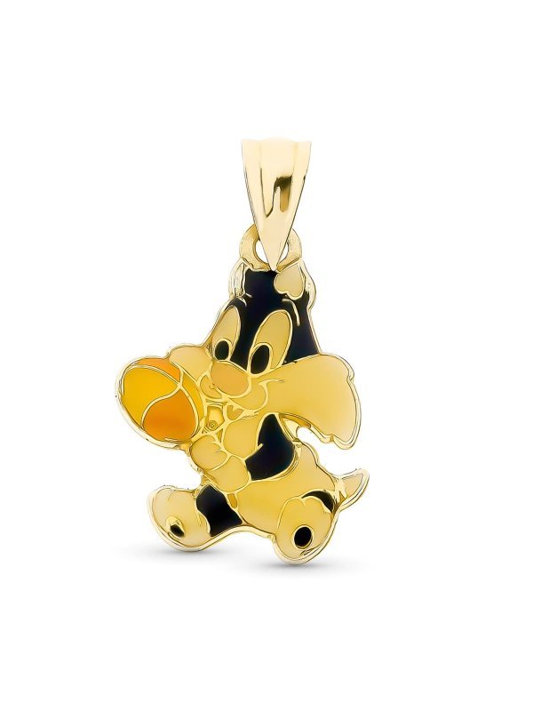 18K COLGANTE ORO AMARILLO SILVESTRE....