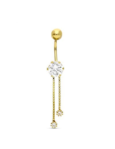 18K PIERCING OMBLIGO...