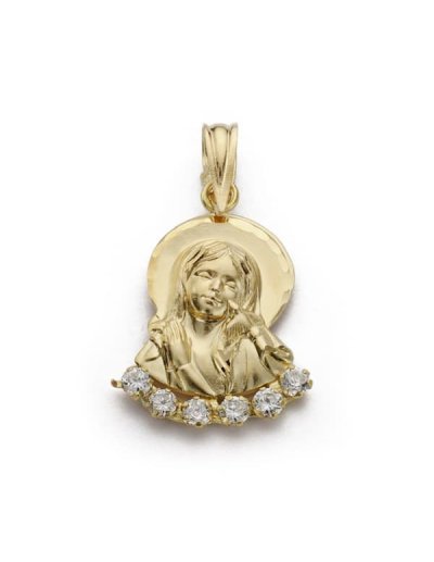 18K COLGANTE VIRGEN NIÃ‘A...