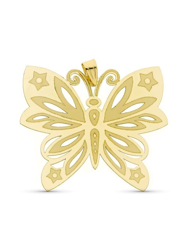 18K COLGANTE ORO AMARILLO LASER...