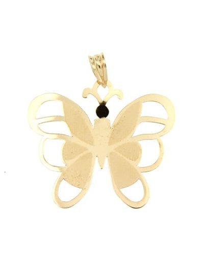 18K COLGANTE LASER MARIPOSA