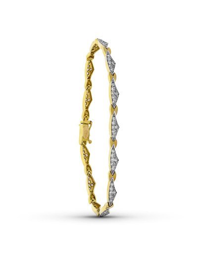 18K PULSERA ORO BICOLOR...