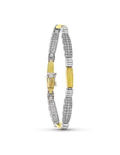 18K PULSERA ORO BICOLOR...