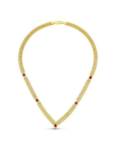 18K GARGANTILLA ORO...