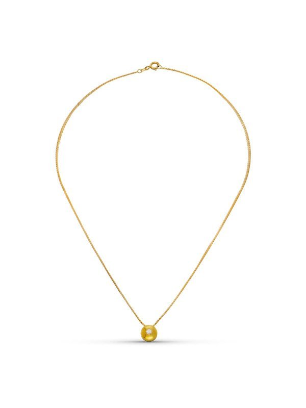 18K GARGANTILLA ORO BICOLOR MOTIVO...