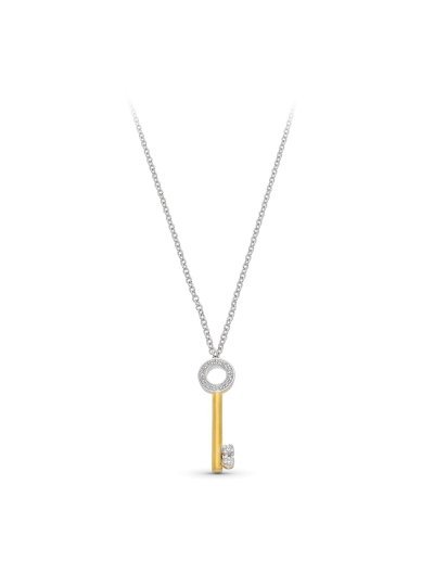 18K GARGANTILLA ORO BICOLOR...