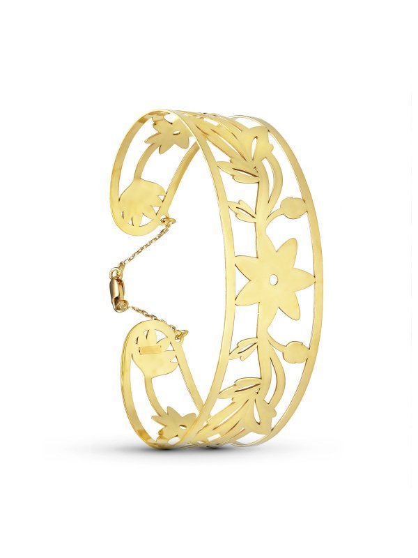 18K PULSERA RIGIDA ORO AMARILLO...