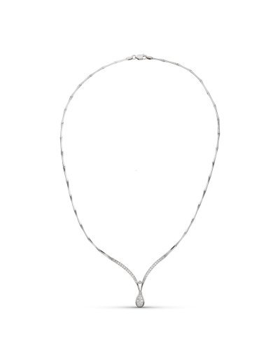 18K GARGANTILLA ORO BLANCO...