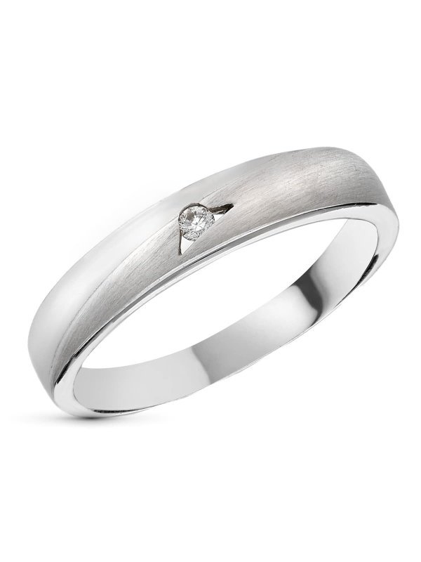 18K SORTIJA ORO BLANCO DIAMANTES...