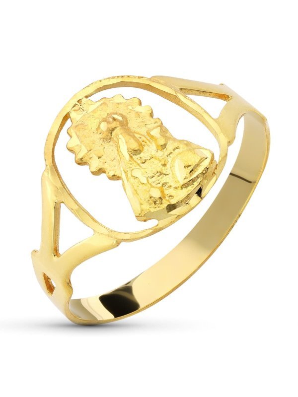 18K SORTIJA ORO AMARILLO VIRGEN DE...