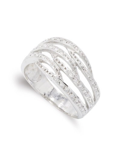 18K SORTIJA ORO BLANCO...