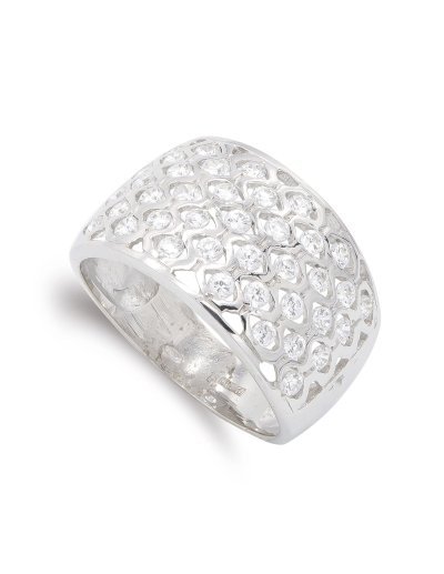 18K SORTIJA ORO BLANCO...
