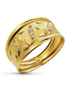 18K SORTIJA ORO AMARILLO...