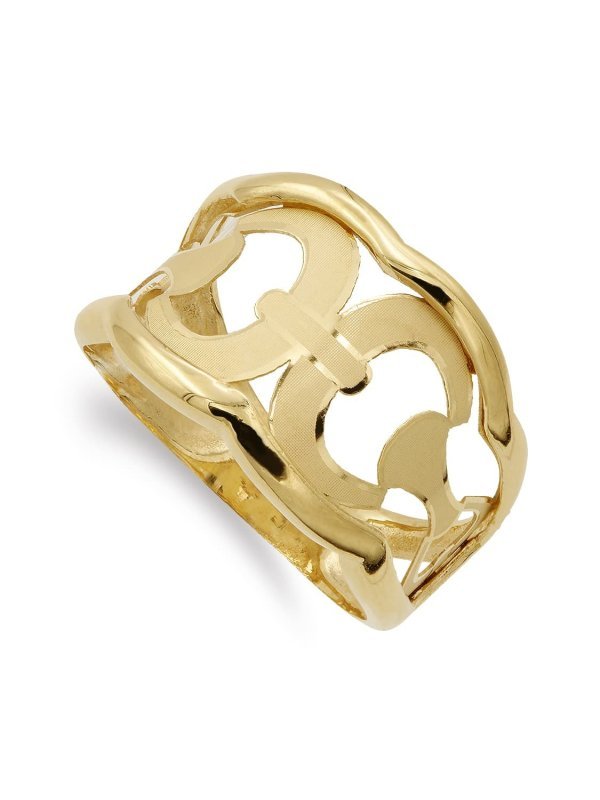 18K SORTIJA ORO AMARILLO CALADA CON...