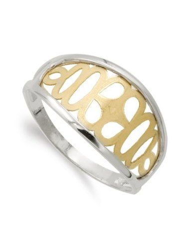 18K SORTIJA ORO BICOLOR CALADA 11 MM...