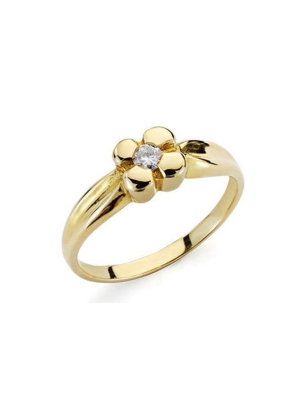 18K SOLITARIO ORO AMARILLO DIAMANTE...