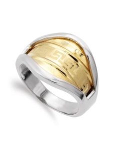 18K SORTIJA ORO BICOLOR...