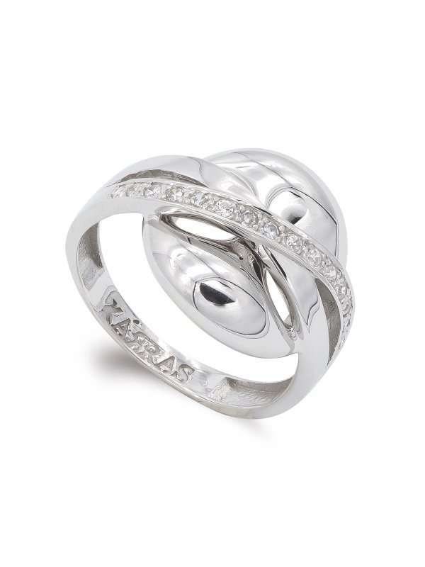 18K SORTIJA ORO BLANCO CIRCONITAS