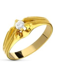 18K SOLITARIO ORO AMARILLO...