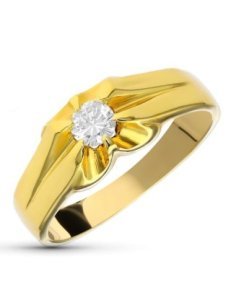 18K SOLITARIO ORO AMARILLO...