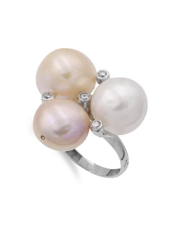 18K SORTIJA ORO BLANCO CON CIRCONITAS...
