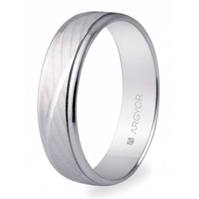 Alianza boda oro blanco...