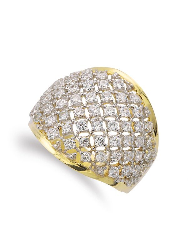 18K SORTIJA ORO BICOLOR ANCHA CON...