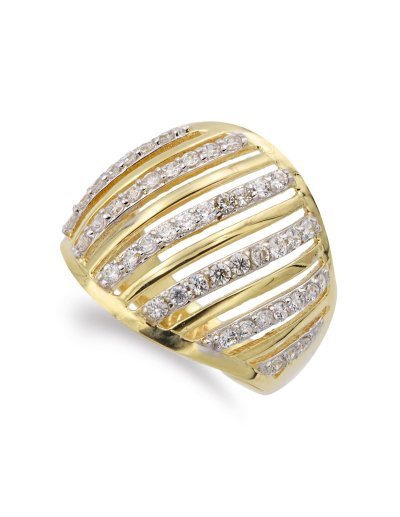 18K SORTIJA ORO BICOLOR...