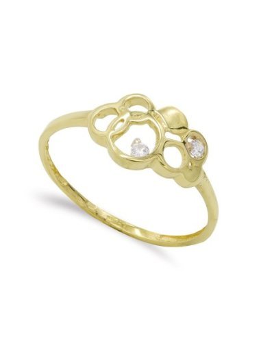 18K SORTIJA ORO AMARILLO CIRCONITAS...