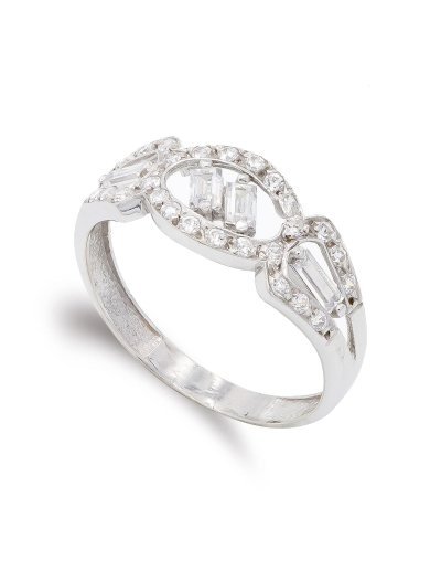 18K SORTIJA ORO BLANCO...
