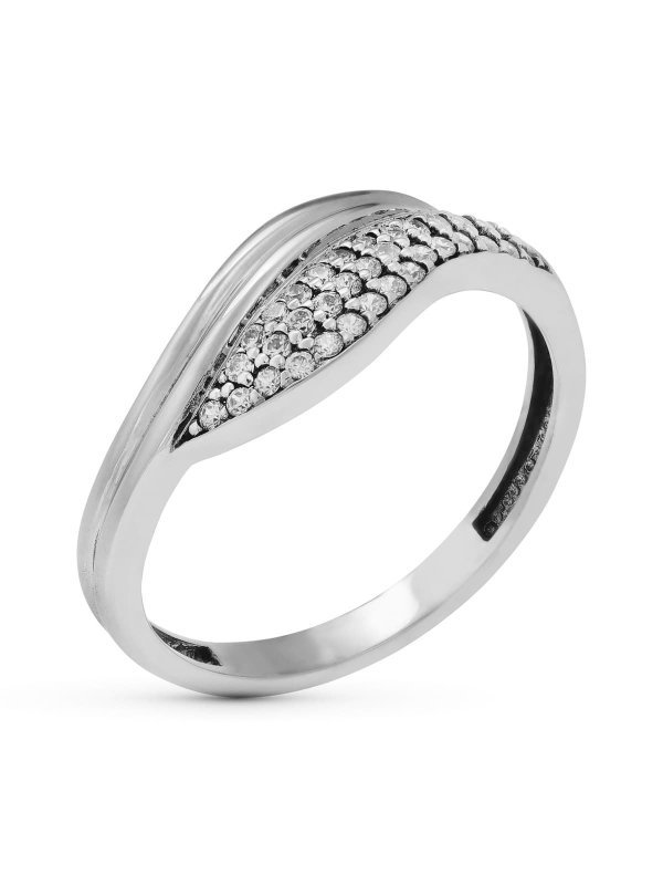 18K SORTIJA ORO BLANCO CIRCONITAS