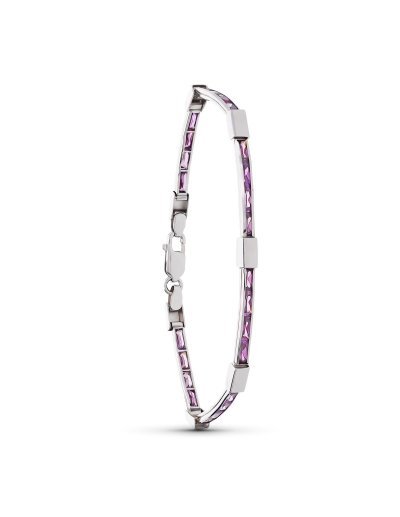 18K PULSERA ORO BLANCO...