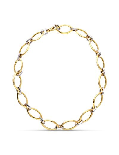 18K GARGANTILLA ORO BICOLOR...