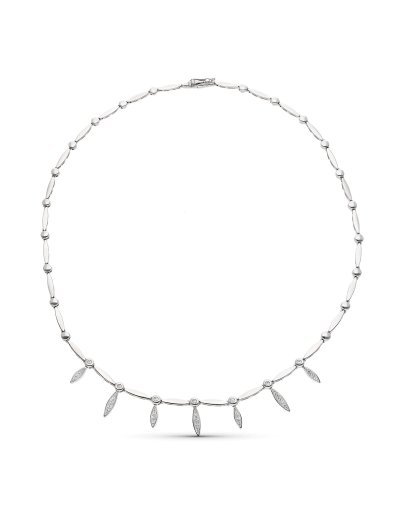 18K GARGANTILLA ORO BLANCO...